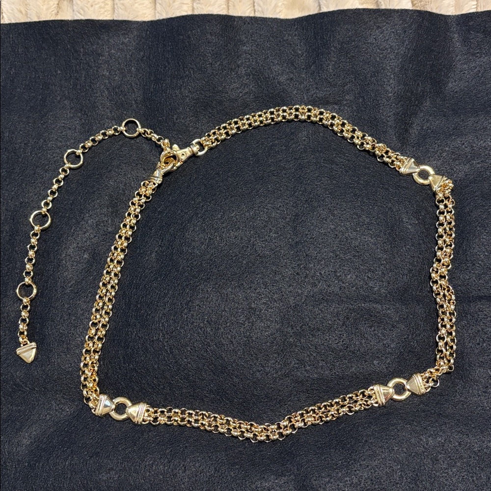 Elegant Gold Chain Belt